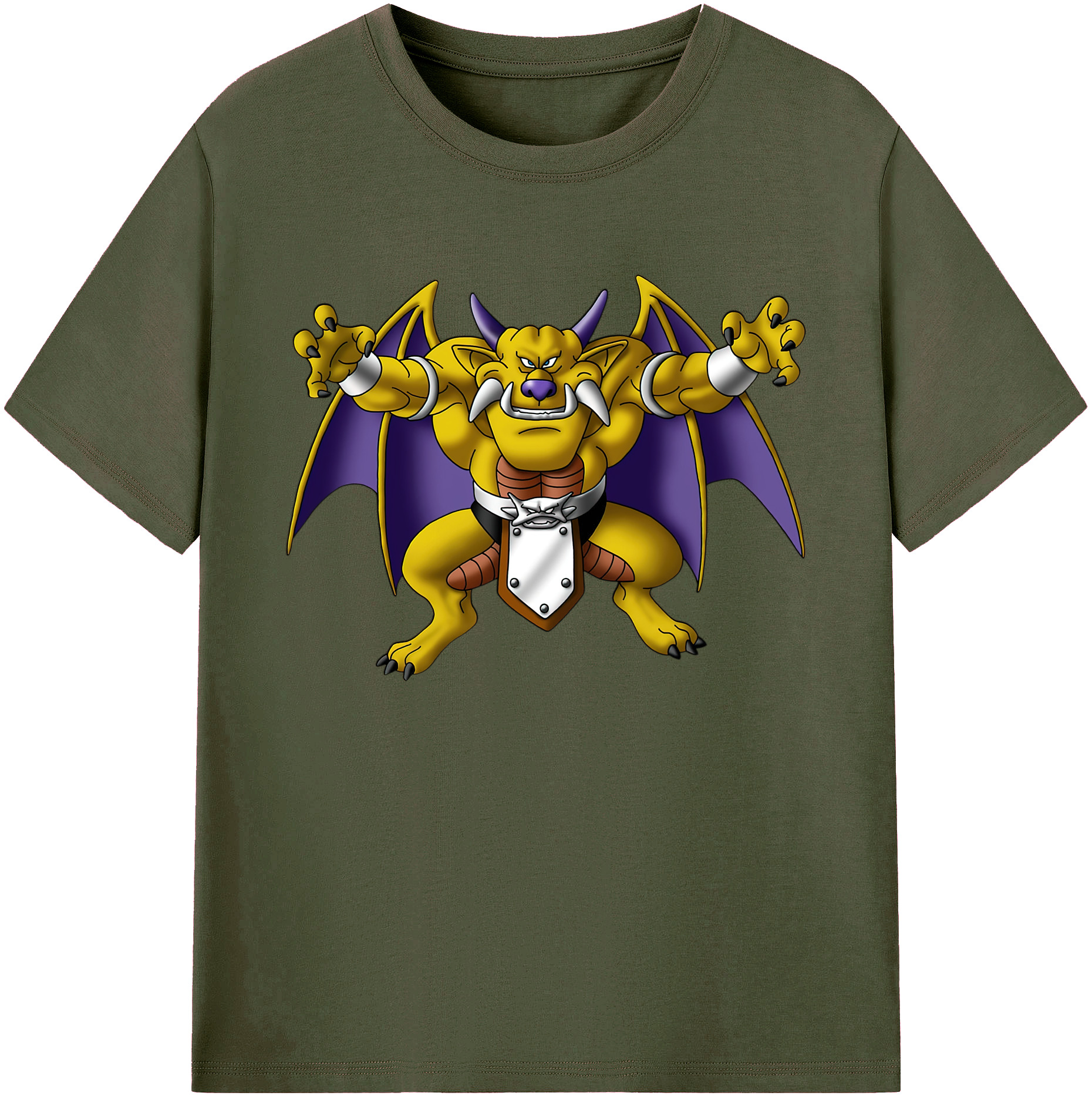 （画像用） ドラゴンクエスト Doragon Kuesuto Dragon Quest 綿100％ メンズ半袖Tシャツ｜肌触りやわらか＆通気性